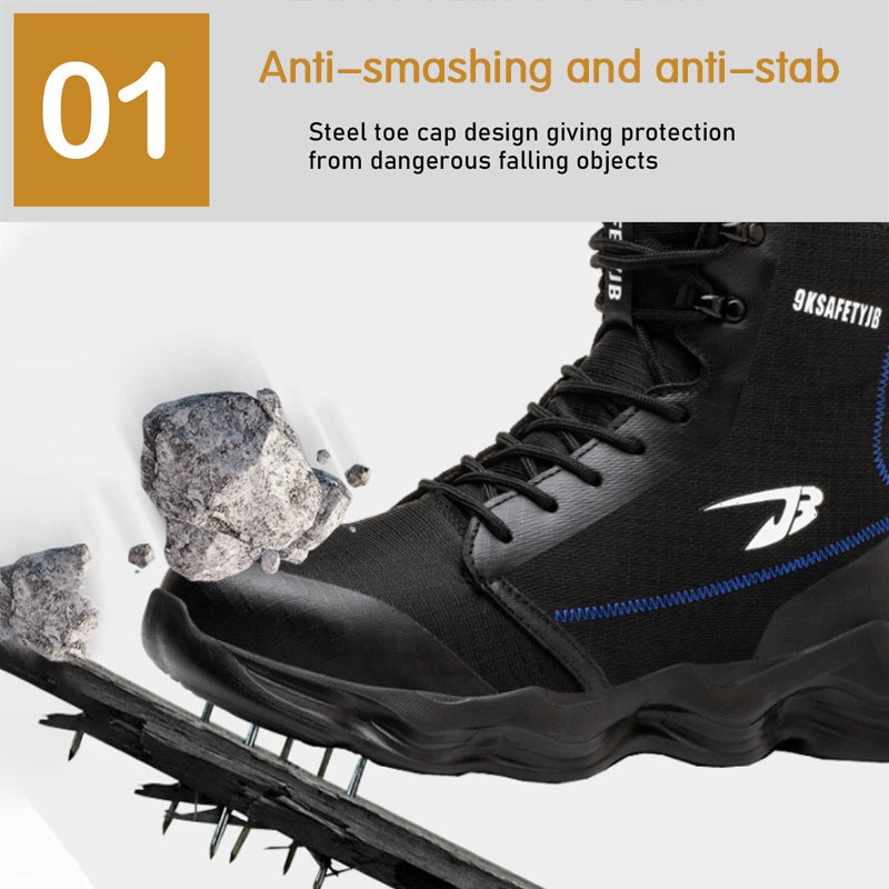 Steel Toe Work Shoes No 9991_10