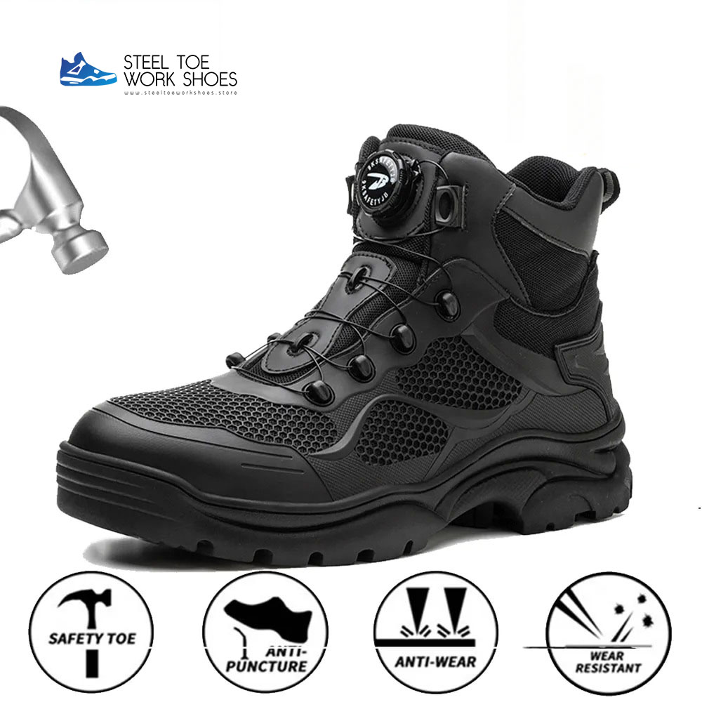 Steel Toe Work Shoes No.68688_1