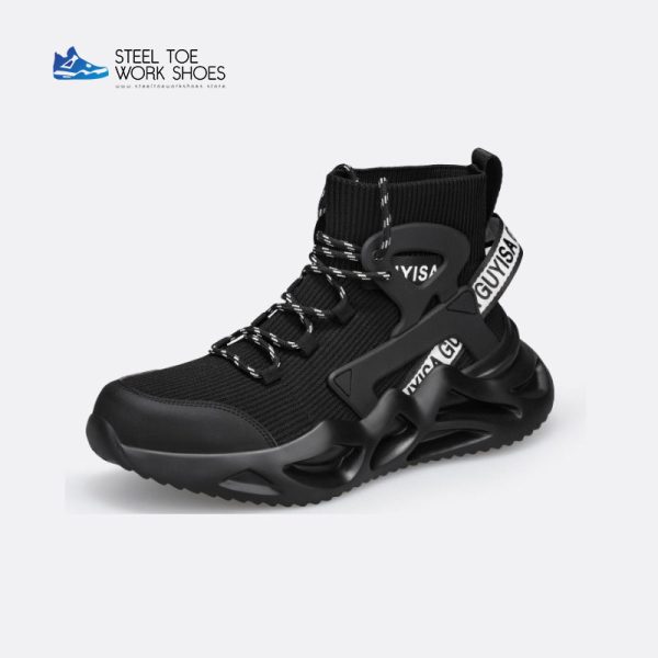 Steel Toe Work Shoes No.C0203_Black A