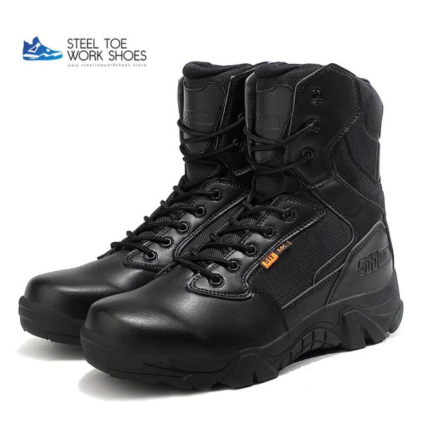 Steel Toe Work Boots for Men No.2909_3